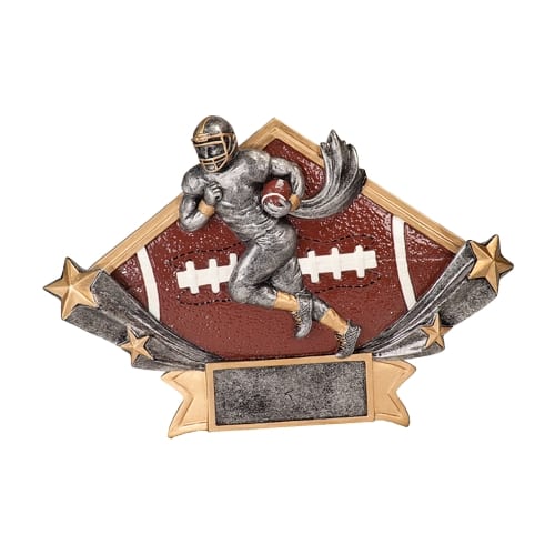 Resin Football Award Plaque