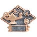 Resin Scholastic Trophy Plaque