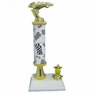 Derby Car Trophies Single Column
