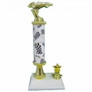 Derby Car Trophy with Column