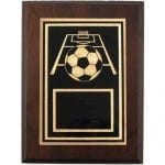 Soccer Plaque with Black Plate