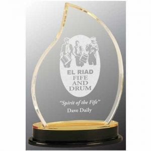 Acrylic Award Flame