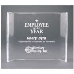Clear Acrylic Award Crescents