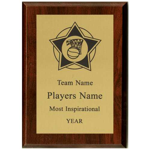 Basketball Star Plaque