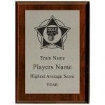 Golf Star Plaque