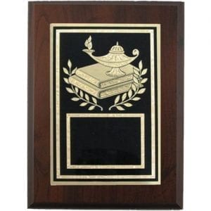 Lamp of Learning Plaque