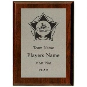 Wrestling Star Plaque