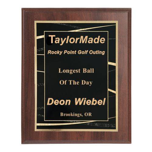 Engraved Plaque with Wide Border