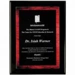 Black Plaque with Acrylic Plate