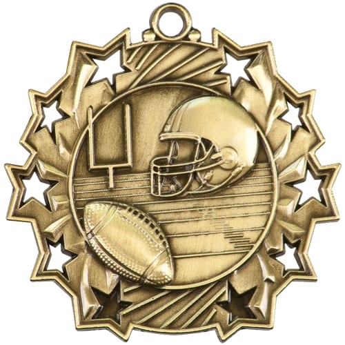 Ten Star Football Medals