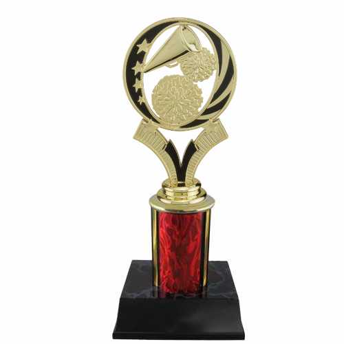 Midnite Star Cheer Trophy with Column