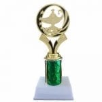 Academic Trophy with Black Trim