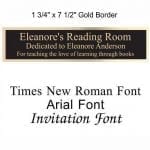 Engraved Plates 8"