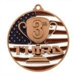 Patriotic 3rd Place Medals