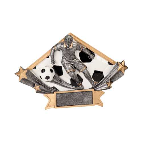 Resin Soccer Plaque Male