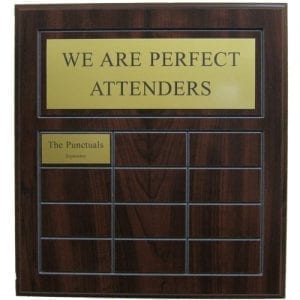 Perpetual Plaque Cherry Finish