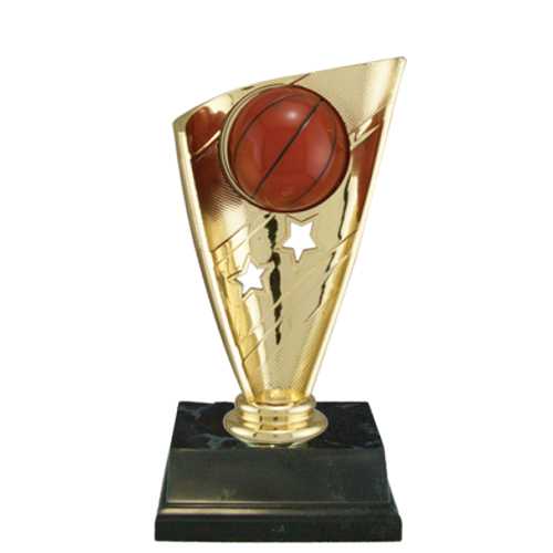 Basketball Trophy with Banner