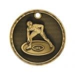 Wrestling Medals in 3D