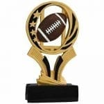 Resin Football Trophy Midnight Star