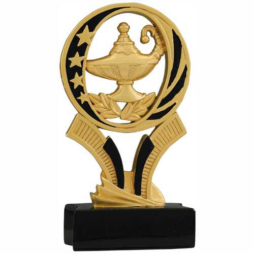 Resin Scholastic Trophy Midnight Star