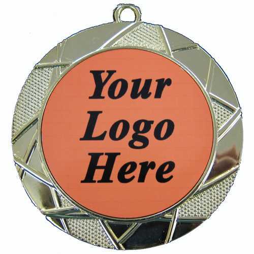 Bright Gold Custom Insert Medal