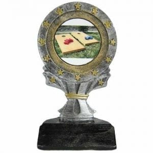 Resin Cornhole Insert Trophy