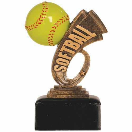 Resin Softball Trophy Headline Series