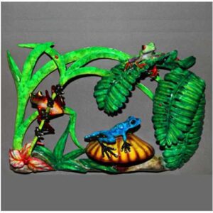 Bronze Frog Wall Display