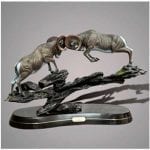 Bronze Big Horn Sheep Sculpture