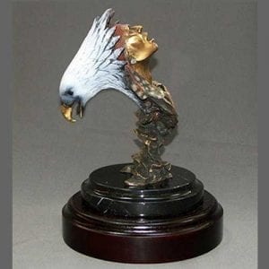 Eagle and Indian Figurine