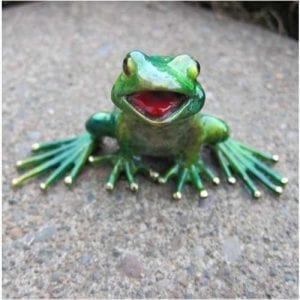 Frog Figurine Lemon Lime Mikey