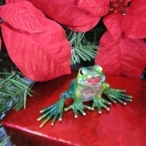 Frog Figurine Lemon Lime Mikey