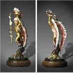 Indian Sculpture with Headdress