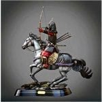 Japanese Warrior Statue