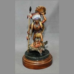 Wind Dancer Indian Sculpture