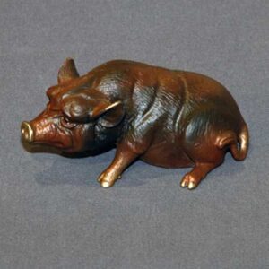Sitting Pig Figurines