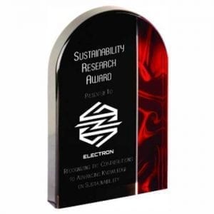 Arch Velvet Acrylic Awards 7 inch