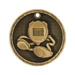 3D Swimming Medals