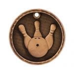 Bowling Medals with 3D Effects