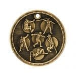 Track and Field Medals in 3D